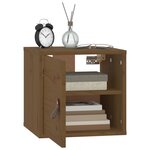 vidaXL Armoire murale Marron miel 31 5x30x30 cm Bois de pin massif