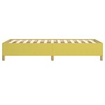 vidaXL Cadre de lit Vert 90x190 cm Tissu