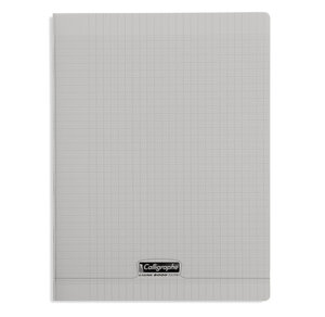 Cahier 8000 POLYPRO 240 x 320 mm 96 Pages 90g Gris CALLIGRAPHE