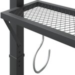 vidaXL Belvédère avec toit 220x110x200 cm Anthracite