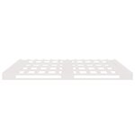 vidaXL Lit de palette Blanc 120x190 cm Bois pin massif Petit Double