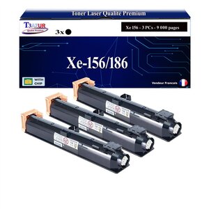 T3AZUR -3x Toners compatibles avec Xerox DocuCentre 136 2005 2055 286 3055 336 - Noir