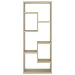 vidaXL Étagère murale Chêne sonoma 36x16x90 cm Bois d'ingénierie