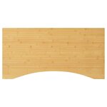 vidaXL Dessus de bureau 110x55x2 5 cm bambou