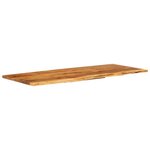 vidaXL Dessus de meuble-lavabo de salle de bain Acacia 140x52x2 5 cm
