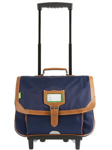 Cartable à roulettes Tann's Bleu 38*37*20