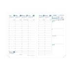 Agenda Affaires Couv Plast Grainée noir 10 x 15 cm QUOVADIS