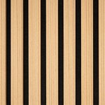 WallArt Panneaux muraux acoustiques Aku chêne naturel 4 Pièces