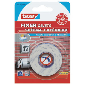 Ruban adhésif double face fixer des objets spécial extérieur tesa
