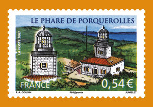 Carte postale prétimbrée - Le phare de Porquerolles - International