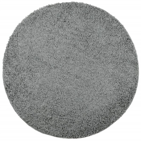 vidaXL Tapis shaggy PAMPLONA poils longs moderne vert Ø 200 cm