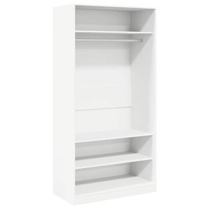 vidaXL Garde-robe Blanc 100 x 50 x 200 cm Bois d'ingénierie