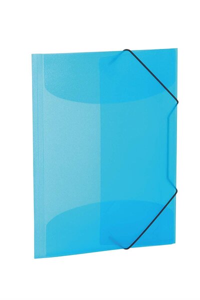Chemise à élastiques, PP, A3, bleu clair translucide HERMA