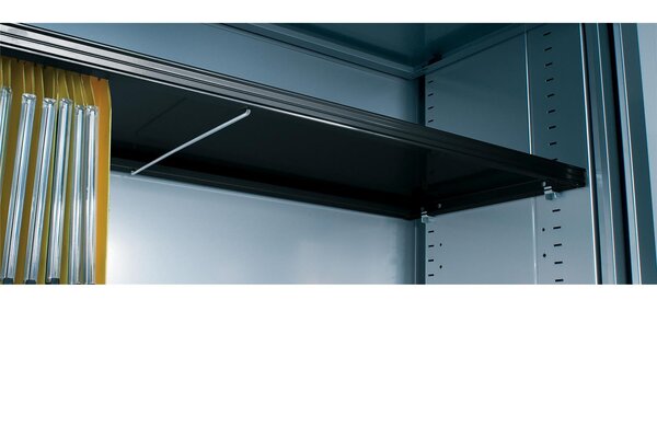 Tablette Supplémentaire ATBS10 Armoire Rideau L 100 cm Noir VINCO