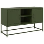 vidaXL Buffet haut blanc 36x39x107 cm acier