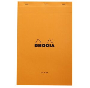 Bloc ORANGE N°19 21x31 8cm 80F agrafées 80g uni RHODIA