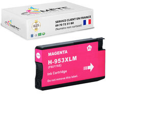 953xl - 1 cartouche d'encre compatible avec hp 953 xl magenta