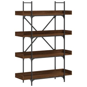 vidaXL Bibliothèque 4 niveaux chêne marron 100x33x145 5 cm