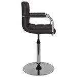 vidaXL Chaise de salle à manger Noir Similicuir