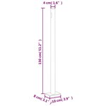 vidaXL Auvent latéral rétractable Anthracite 220x600 cm