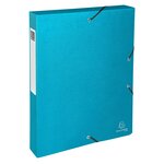 Boite De Classement Exabox Dos 40mm Carte Enduite Teksto - A4 - Couleurs Assorties - X 8 - Exacompta
