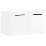 vidaXL Armoire murale Blanc brillant 60x36 5x35 cm Bois d'ingénierie