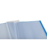 Protège-documents en polypropylène souple OPAK 20 vues - A4 - Bleu clair EXACOMPTA