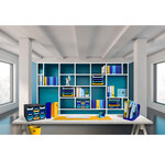 Porte-revues Mag-cube Bee Blue - Bleu Clair - X 6 - Exacompta