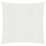 vidaXL Voile d'ombrage 160 g/m² Blanc 4 5x4 5 m PEHD