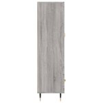 vidaXL Buffet haut sonoma gris 69 5x31x115 cm bois d'ingénierie