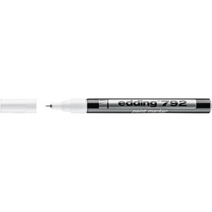 Marqueur Peinture 792 Blanc Pointe Extra-Fine 0 8 mm x 10 EDDING