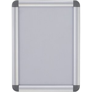 Panneau mural à clip et cadre arrondi, format A0, aluminium