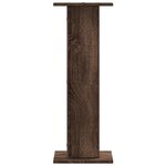 vidaXL Supports pour plantes 2 Pièces chêne marron bois d'ingénierie