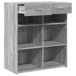 vidaXL Buffet sonoma gris 80x42 5x93 cm bois d'ingénierie