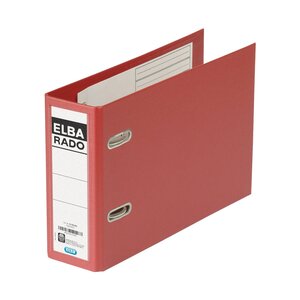 Classeur à levier rado plast A5 à l'italienne Dos de 75 mm Rouge ELBA