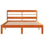 vidaXL Cadre de lit sans matelas cire marron 140x190cm bois pin massif