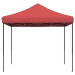 vidaXL Tente de réception pliable escamotable bordeaux 292x292x315 cm