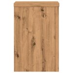 vidaXL Supports pour plantes 2 Pièces chêne artisanal bois d'ingénierie