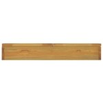 vidaXL Armoire à miroir 60x10x40 cm Bois de teck solide