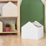 Boîte de rangement HOUSE blanc