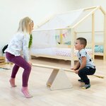 Jeu d'équilibre et motricité Montessori bois naturel et jaune