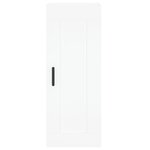 vidaXL Buffet haut Blanc 34 5x34x180 cm Bois d'ingénierie