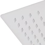 vidaXL Pomme de douche plongeante 2 Pièces Acier inoxydable 25x25 cm