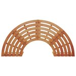 Banc d'arbre extérieur vidaXL 160 cm en bois massif d'eucalyptus