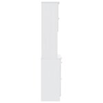 vidaXL Buffet ALTA blanc 77x35x165 cm bois massif de pin