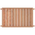 vidaXL Plateau pliable 55x35x25 cm Bois de teck massif