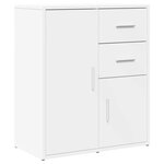 vidaXL Buffet blanc 60x31x70 cm bois d'ingénierie