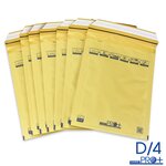 Lot de 200 enveloppes à bulles pro+ marron d/4 format 170x265 mm