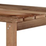 vidaXL Canapé palette de jardin 2 places et coussins anthracite Pinède