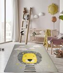 Tapis pour chambre Enfant 80 x 150 cm - Gris